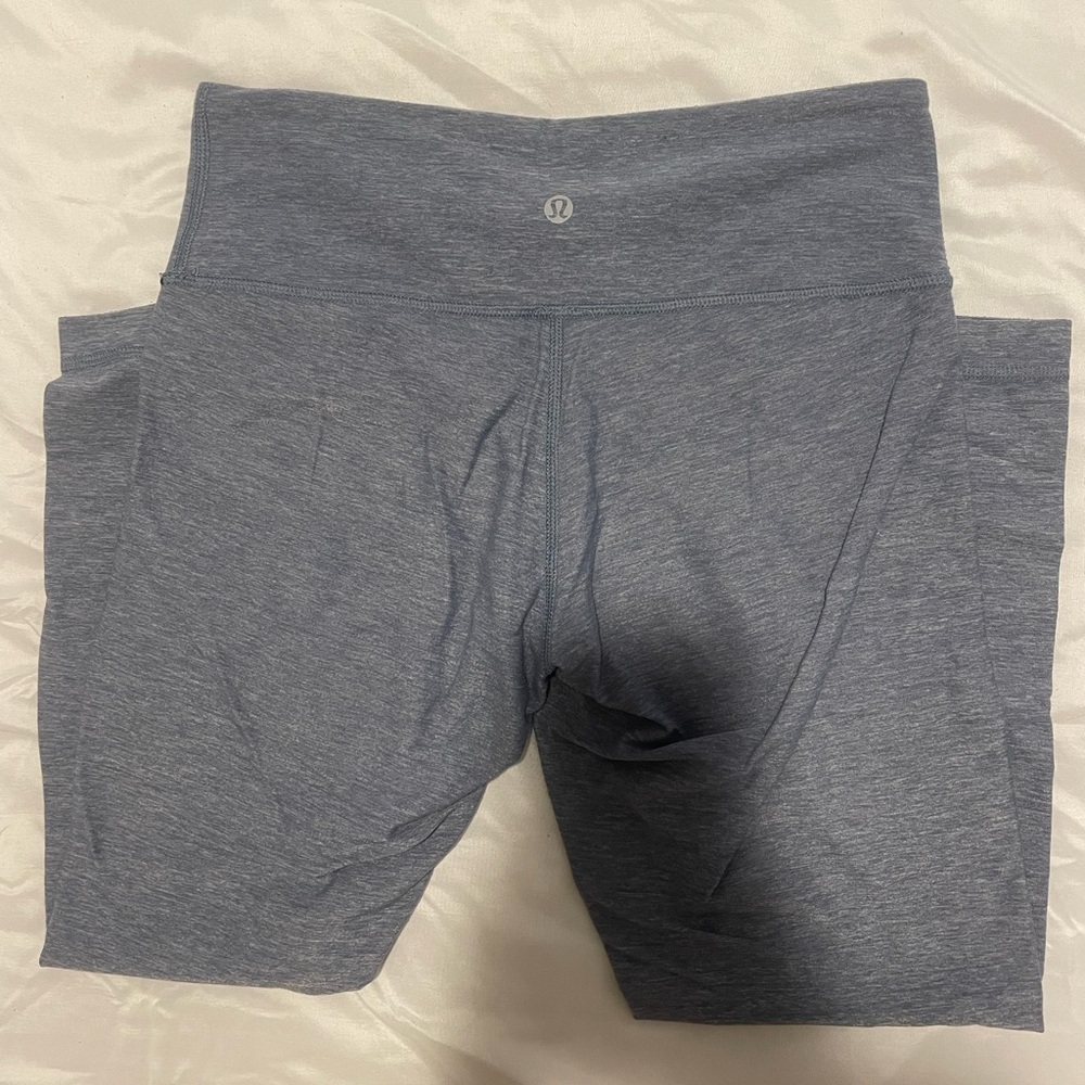 Cropped Blue Lululemon Leggings